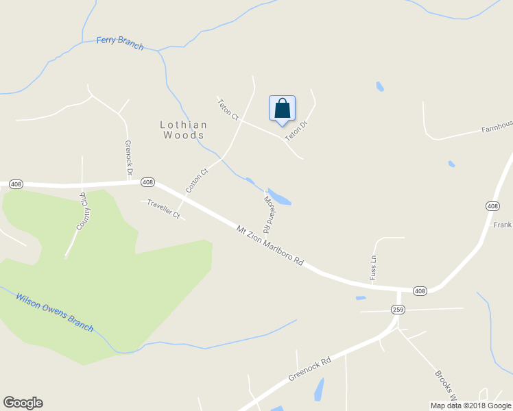 map of restaurants, bars, coffee shops, grocery stores, and more near 5292 Moreland Road in Lothian