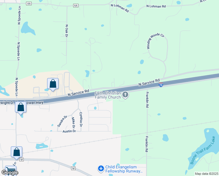 1730 North Service Road, Wright City MO Walk Score