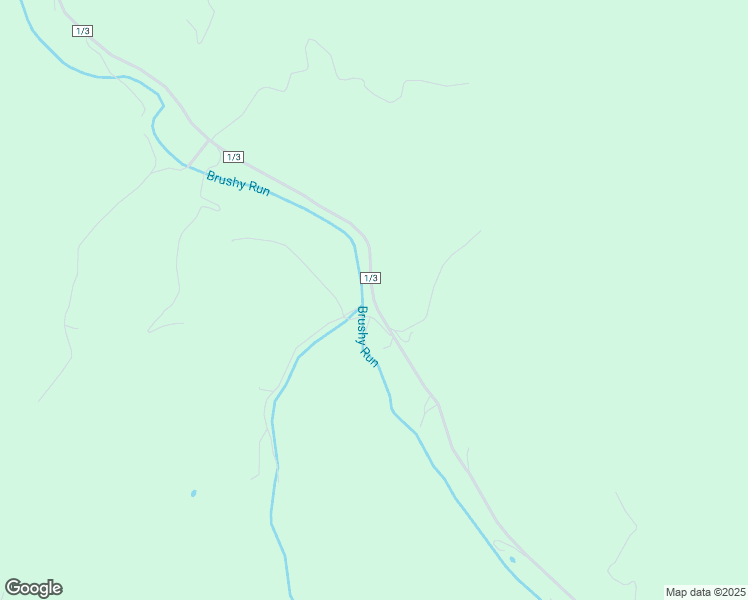 map of restaurants, bars, coffee shops, grocery stores, and more near Brushy Run Road in Upper Tract