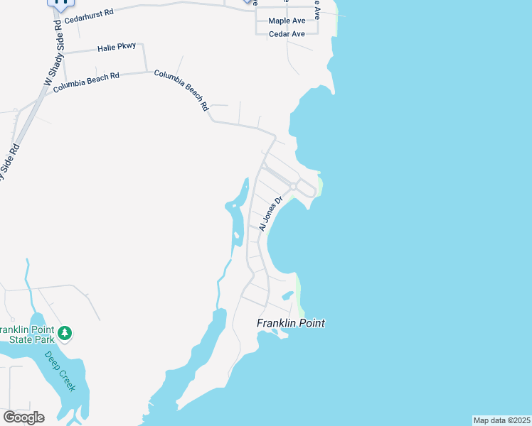 map of restaurants, bars, coffee shops, grocery stores, and more near 5234 Al Jones Dr in Shady Side