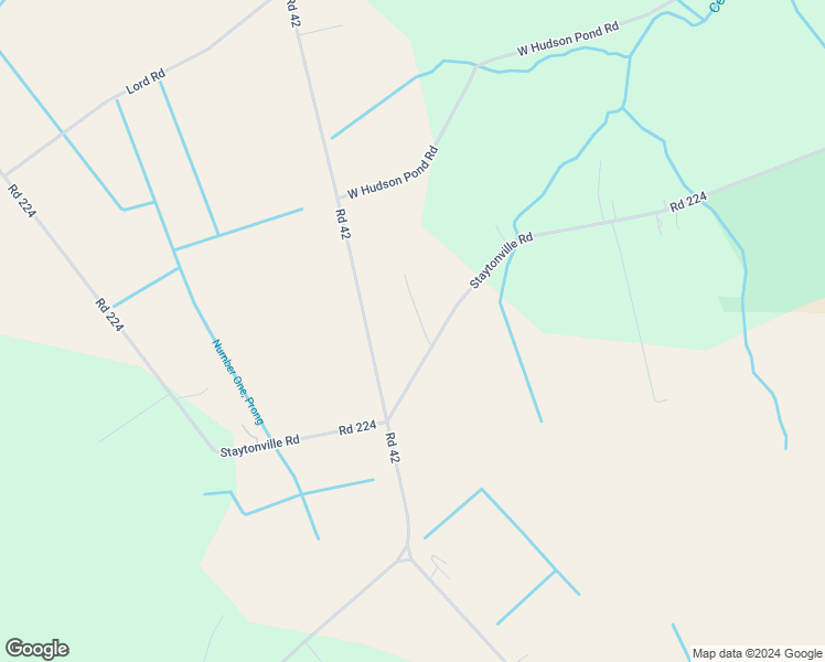 map of restaurants, bars, coffee shops, grocery stores, and more near 16687 Staytonville Road in Lincoln