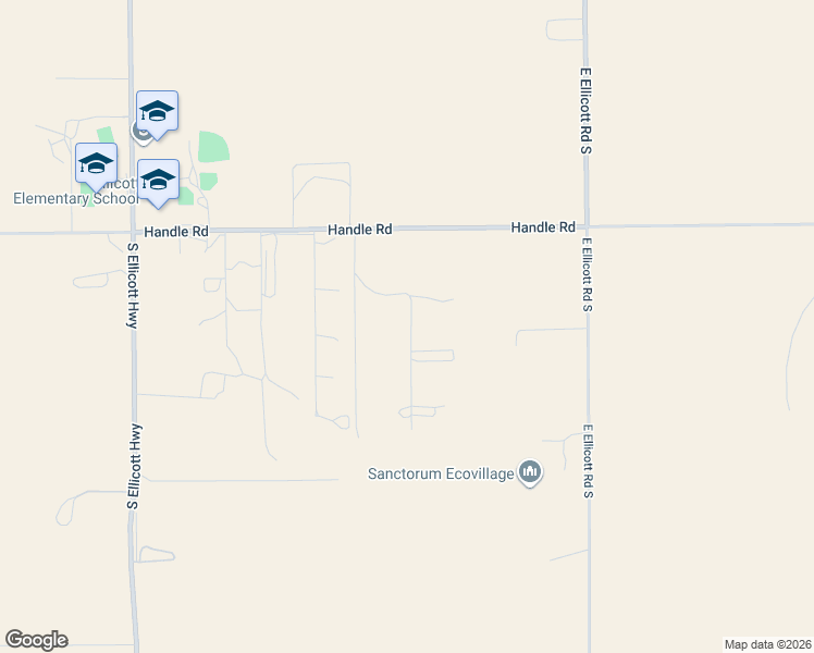 map of restaurants, bars, coffee shops, grocery stores, and more near 730 Biggs Road in Calhan