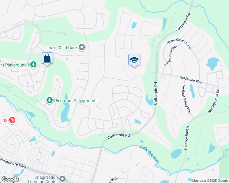 map of restaurants, bars, coffee shops, grocery stores, and more near 6503 Atkins Way in Gainesville