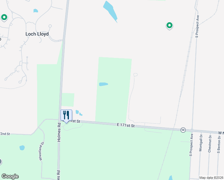 map of restaurants, bars, coffee shops, grocery stores, and more near 1602 East 171st Street in Belton