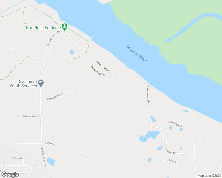 map of restaurants, bars, coffee shops, grocery stores, and more near 1564 Fountainhead Lane in St. Louis