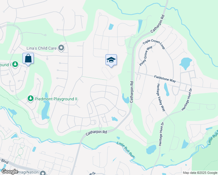 map of restaurants, bars, coffee shops, grocery stores, and more near 14150 Clatterbuck Loop in Gainesville