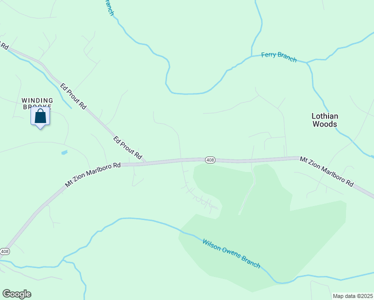 map of restaurants, bars, coffee shops, grocery stores, and more near 5257 Ferry Branch Lane in Lothian