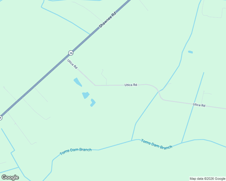 map of restaurants, bars, coffee shops, grocery stores, and more near 11668 Utica Road in Greenwood