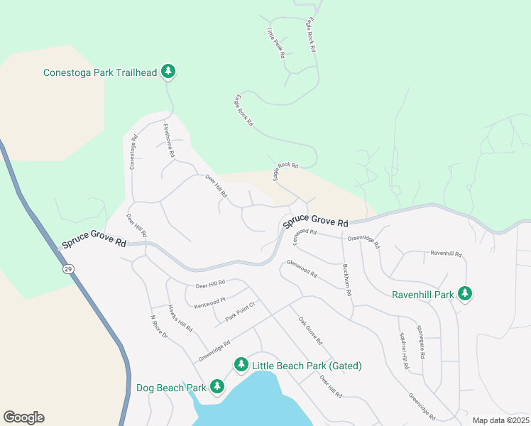 map of restaurants, bars, coffee shops, grocery stores, and more near 17482 Deer Hill Road in Hidden Valley Lake