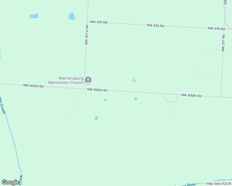 map of restaurants, bars, coffee shops, grocery stores, and more near 283 Northwest 400th Road in Warrensburg