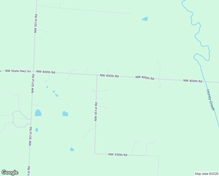 map of restaurants, bars, coffee shops, grocery stores, and more near 389 Northwest 451st Road in Warrensburg