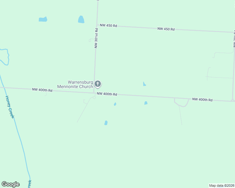 map of restaurants, bars, coffee shops, grocery stores, and more near 283 Northwest 400th Road in Warrensburg