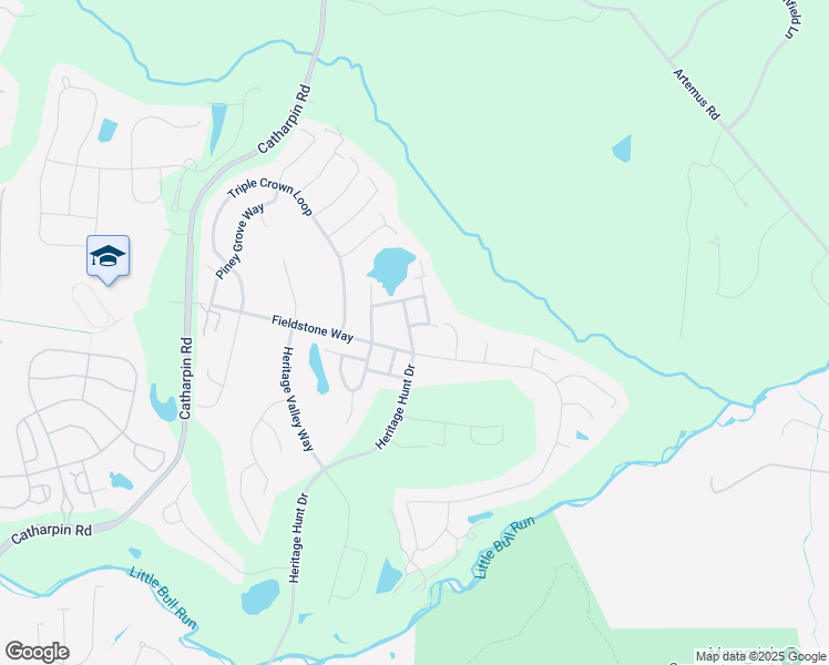 map of restaurants, bars, coffee shops, grocery stores, and more near 13425 Brogue Court in Gainesville