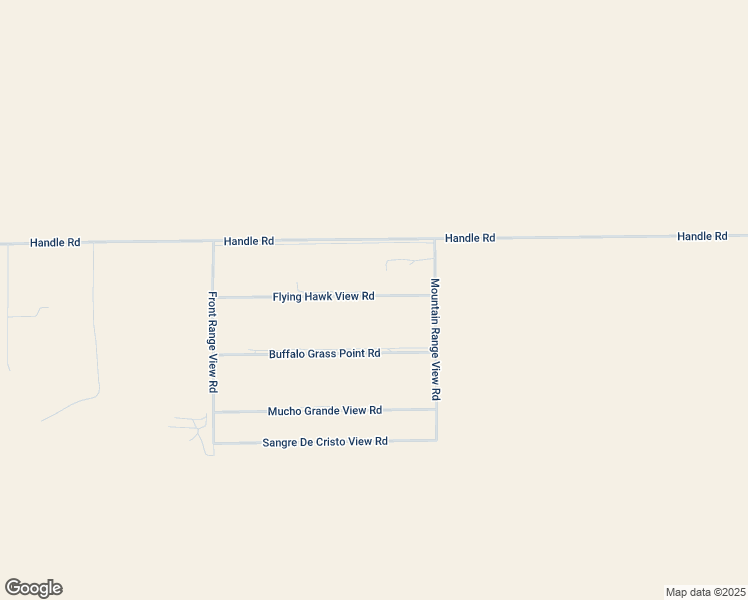 map of restaurants, bars, coffee shops, grocery stores, and more near 27695 Handle Road in Calhan
