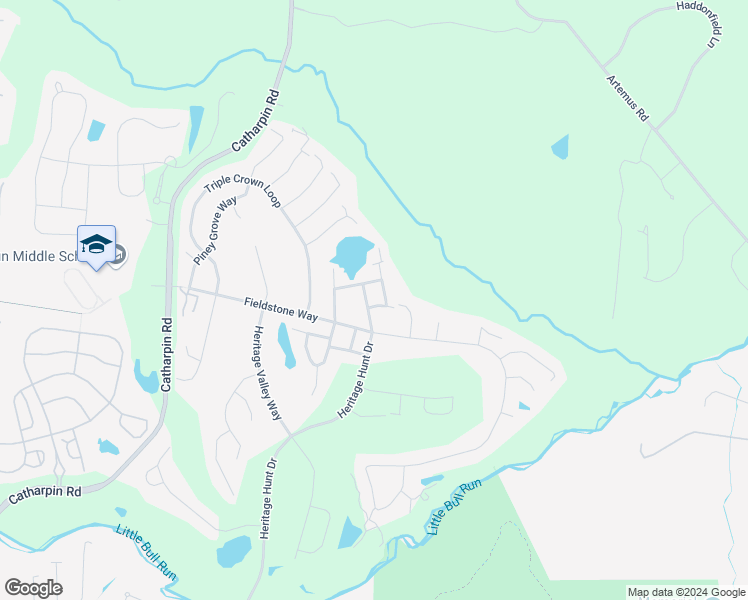 map of restaurants, bars, coffee shops, grocery stores, and more near 13422 Brogue Court in Gainesville