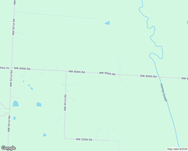 map of restaurants, bars, coffee shops, grocery stores, and more near 389 Northwest 451st Road in Warrensburg