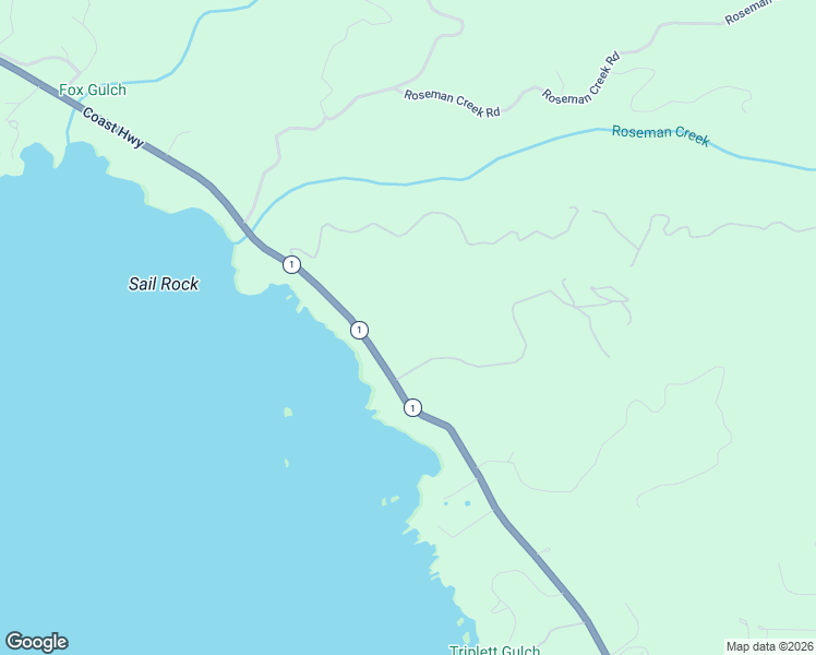 map of restaurants, bars, coffee shops, grocery stores, and more near 46900 Gypsy Flat Road in Gualala