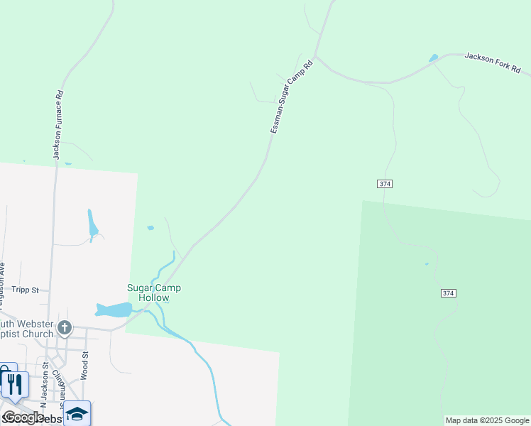 map of restaurants, bars, coffee shops, grocery stores, and more near in South Webster