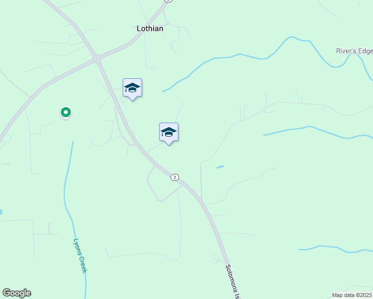 map of restaurants, bars, coffee shops, grocery stores, and more near 5235 Solomons Island Road in Lothian