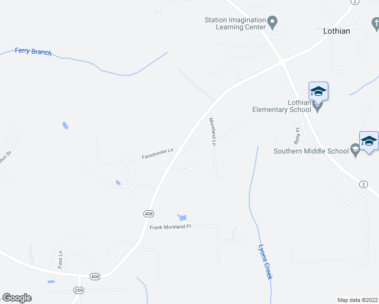 map of restaurants, bars, coffee shops, grocery stores, and more near 231 Mount Zion Marlboro Road in Lothian