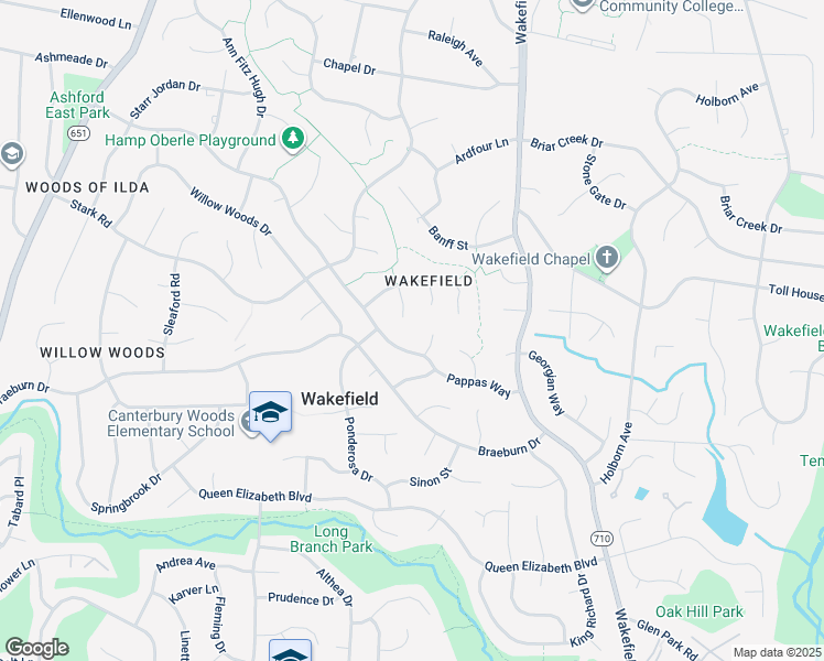 map of restaurants, bars, coffee shops, grocery stores, and more near 4510 Buffalo Trce in Annandale