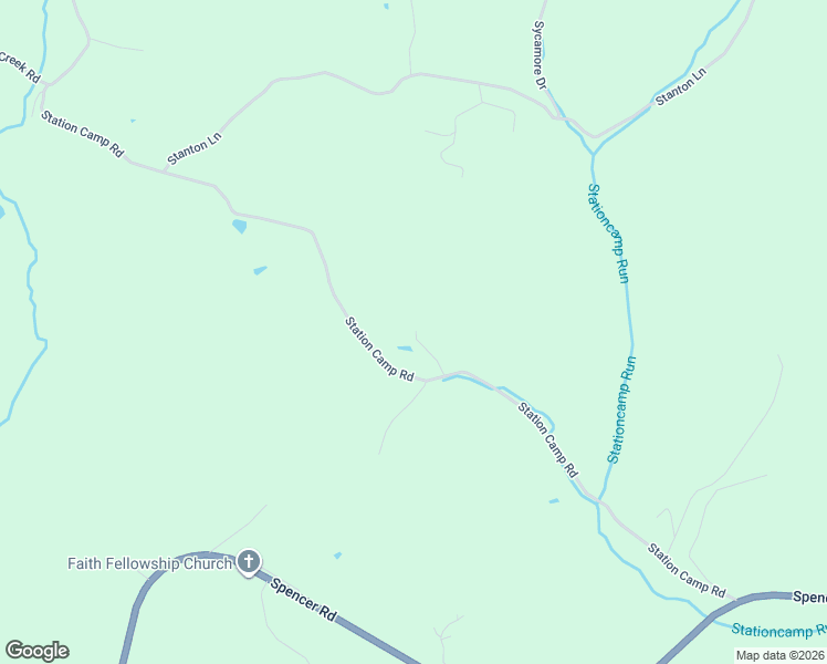 map of restaurants, bars, coffee shops, grocery stores, and more near 814 Station Camp Road in LeRoy