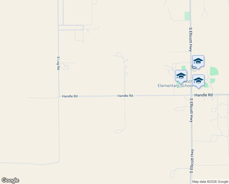 map of restaurants, bars, coffee shops, grocery stores, and more near 23390 Handle Road in Calhan