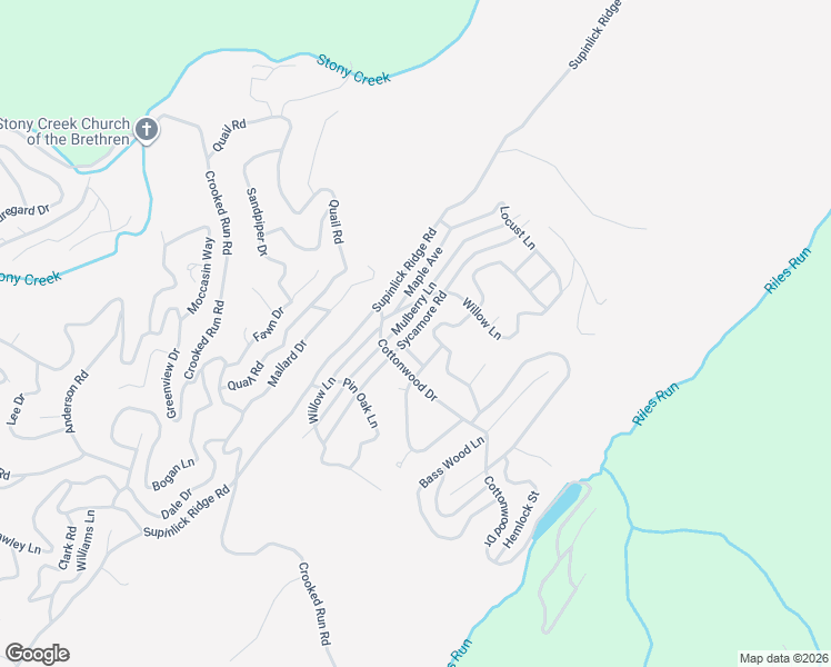 map of restaurants, bars, coffee shops, grocery stores, and more near 306 Mulberry Lane in Mount Jackson