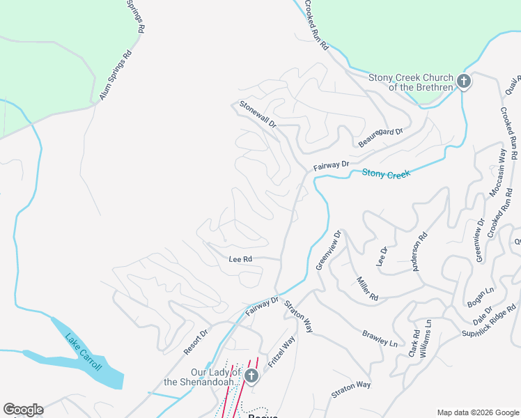 map of restaurants, bars, coffee shops, grocery stores, and more near 863 Lee Road in Basye