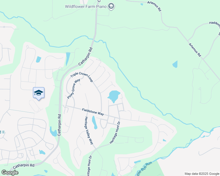 map of restaurants, bars, coffee shops, grocery stores, and more near 6123 Beton Court in Gainesville