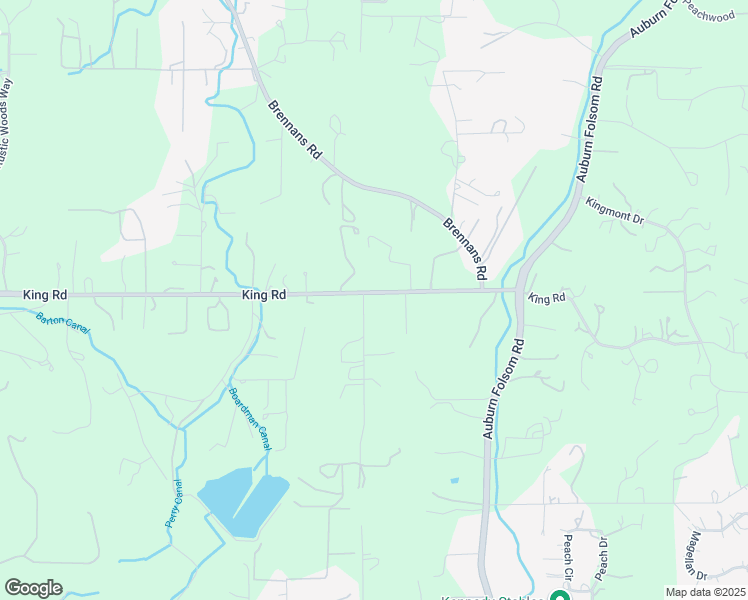 map of restaurants, bars, coffee shops, grocery stores, and more near 9110 King Road in Loomis
