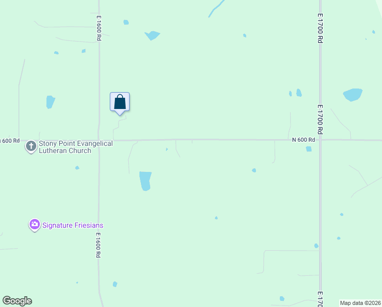 map of restaurants, bars, coffee shops, grocery stores, and more near 1633 North 600 Road in Baldwin City