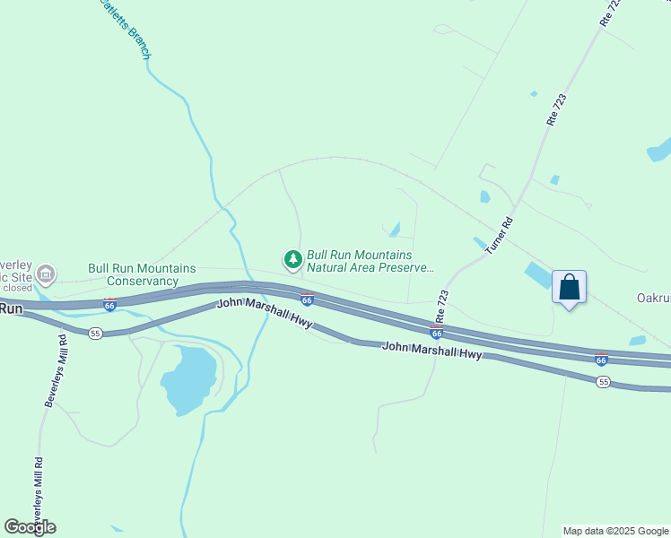 map of restaurants, bars, coffee shops, grocery stores, and more near 17200 Beverley Mill Drive in Broad Run