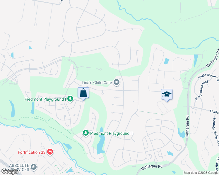 map of restaurants, bars, coffee shops, grocery stores, and more near 14306 Chalfont Drive in Haymarket