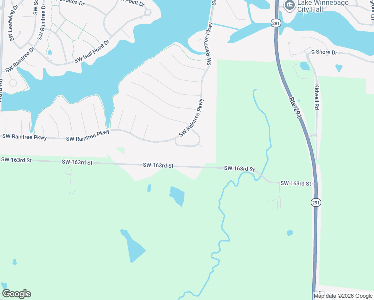 map of restaurants, bars, coffee shops, grocery stores, and more near 236 Southwest Seagull Street in Lee's Summit