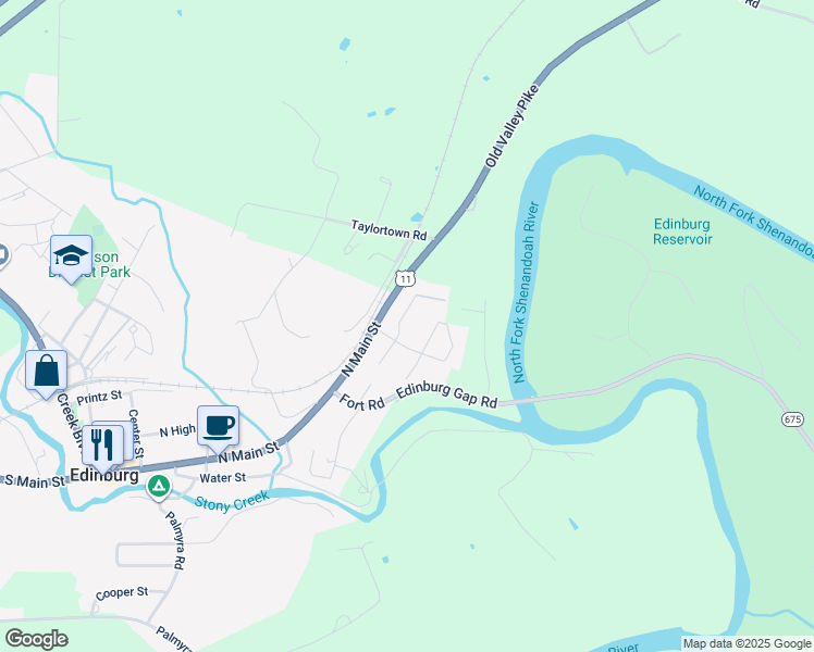 map of restaurants, bars, coffee shops, grocery stores, and more near 204 Princess Caroline Court in Edinburg