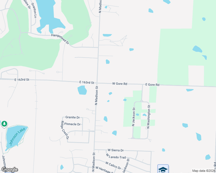 map of restaurants, bars, coffee shops, grocery stores, and more near 304 West Gore Road in Raymore