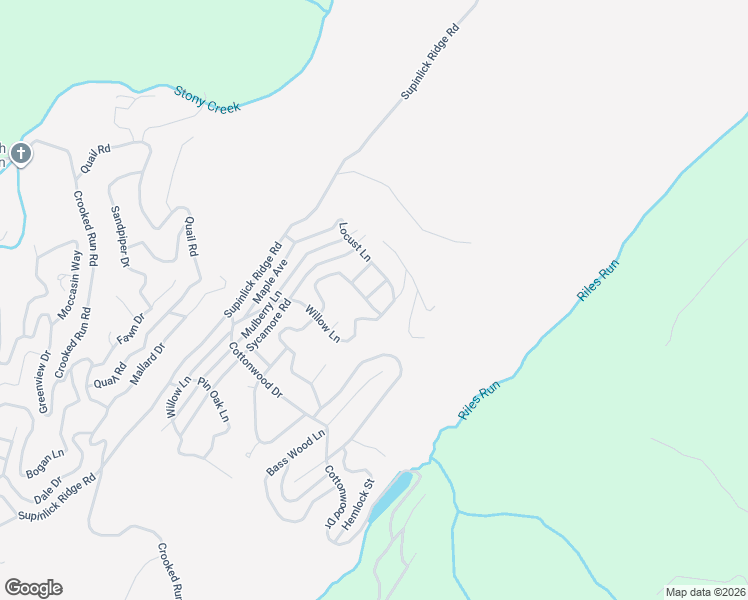 map of restaurants, bars, coffee shops, grocery stores, and more near 50 Pine Street in Mount Jackson