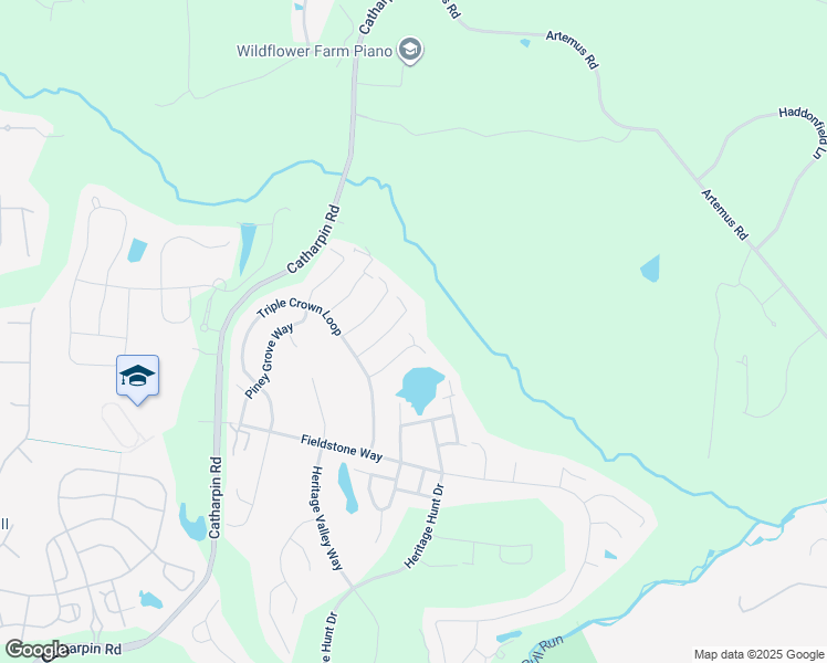 map of restaurants, bars, coffee shops, grocery stores, and more near 6108 Beton Court in Gainesville