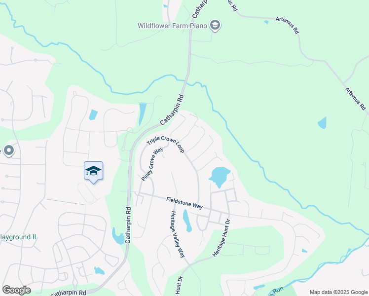 map of restaurants, bars, coffee shops, grocery stores, and more near 6160 Ferrier Court in Gainesville