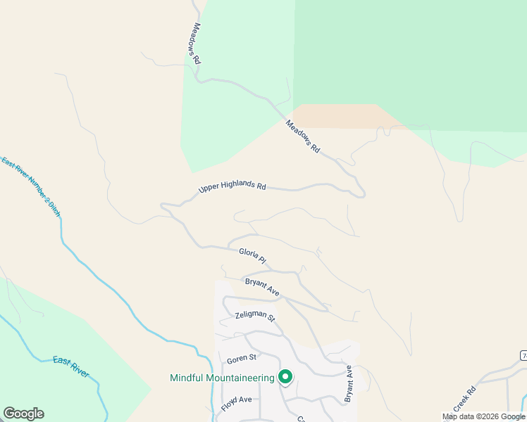map of restaurants, bars, coffee shops, grocery stores, and more near 69 Neville Way in Crested Butte
