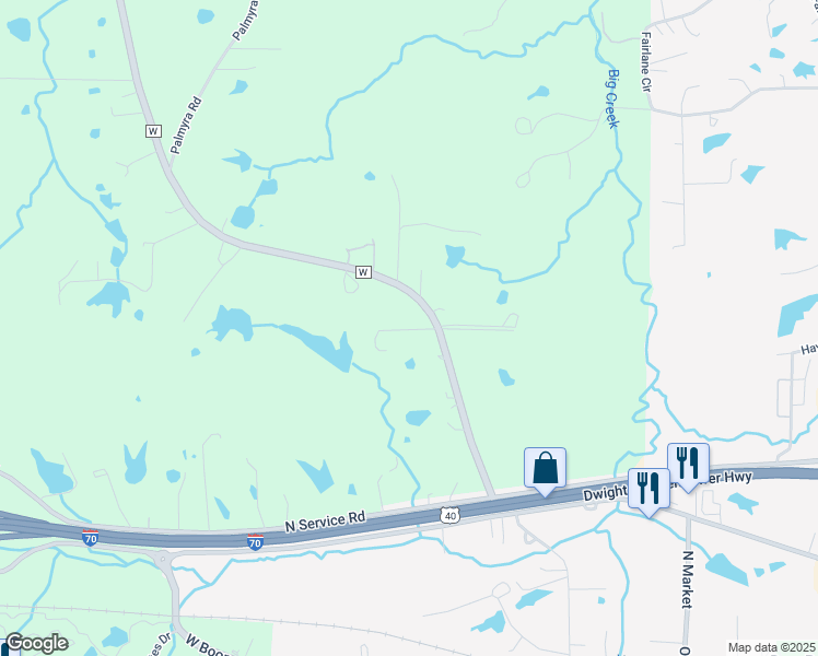 map of restaurants, bars, coffee shops, grocery stores, and more near 28729 State Highway W in Warrenton