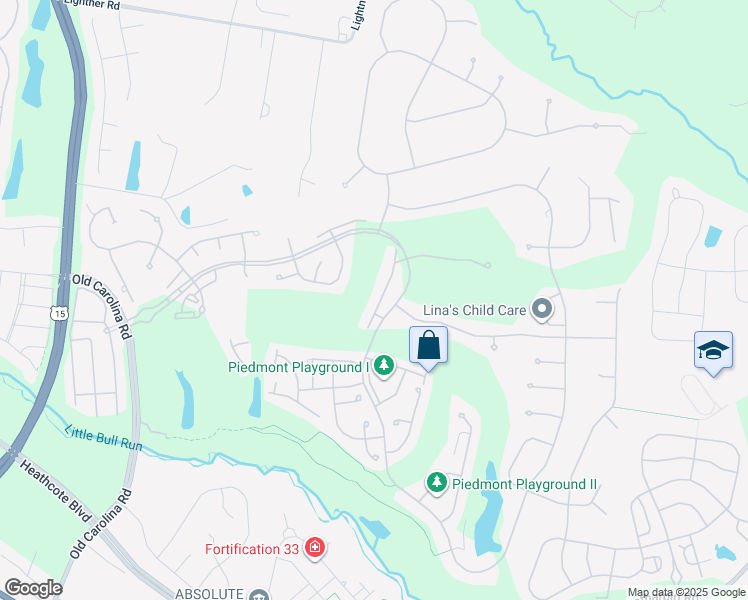 map of restaurants, bars, coffee shops, grocery stores, and more near 6052 Dunnbrook Terrace in Haymarket