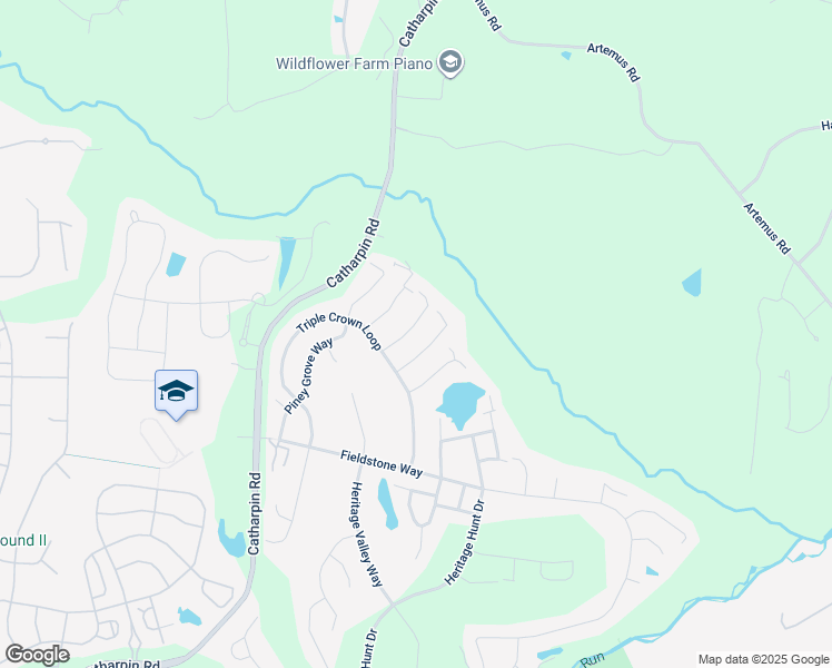 map of restaurants, bars, coffee shops, grocery stores, and more near 6135 Ferrier Court in Gainesville