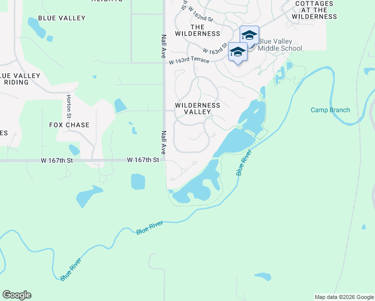map of restaurants, bars, coffee shops, grocery stores, and more near 5302 166th Terrace in Overland Park