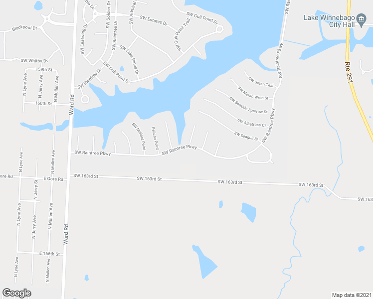 map of restaurants, bars, coffee shops, grocery stores, and more near 5193 Southwest Raintree Parkway in Lee's Summit