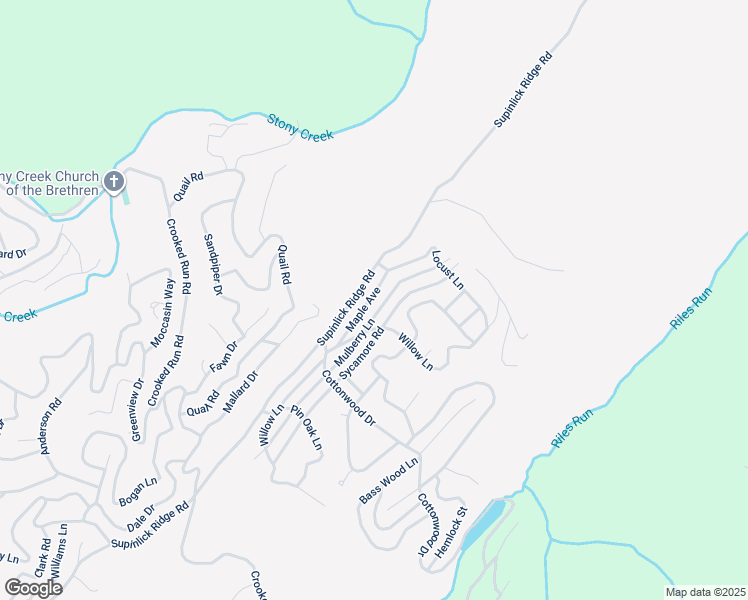 map of restaurants, bars, coffee shops, grocery stores, and more near 139 Maple Avenue in Mount Jackson