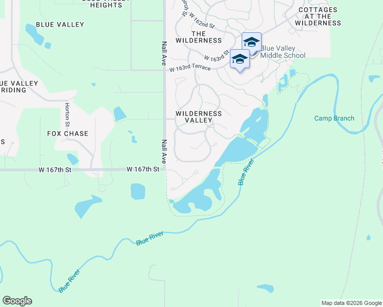 map of restaurants, bars, coffee shops, grocery stores, and more near 5302 166th Terrace in Overland Park