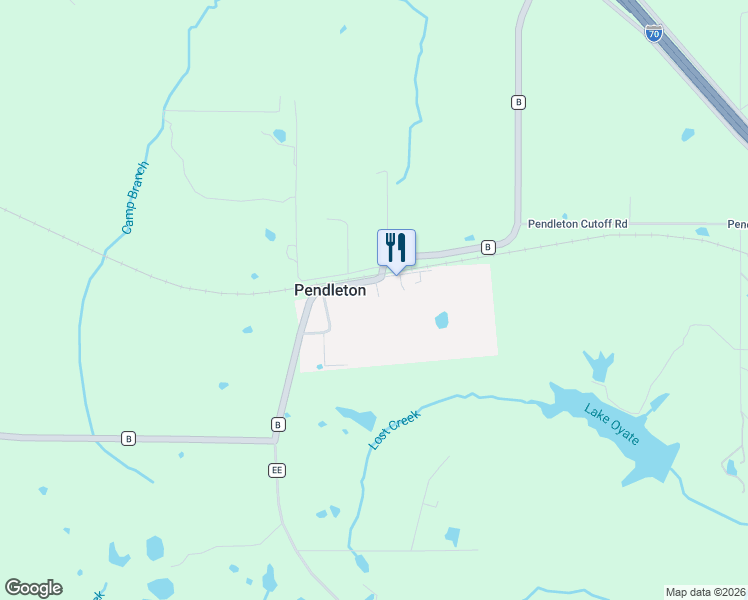 map of restaurants, bars, coffee shops, grocery stores, and more near 29388 State Highway B in Warrenton