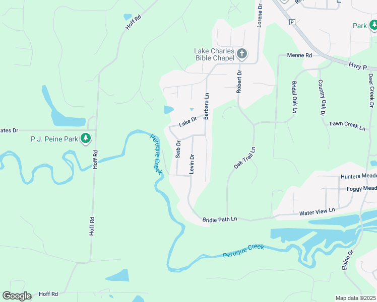 map of restaurants, bars, coffee shops, grocery stores, and more near 711 Levin Drive in O'Fallon
